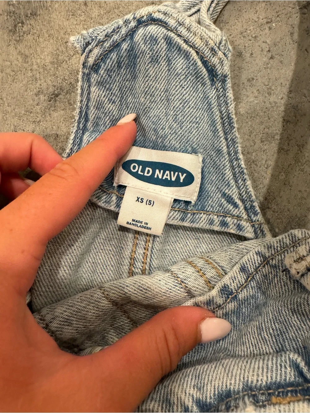 Old Navy Light Blue Denim Shortalls for Kids